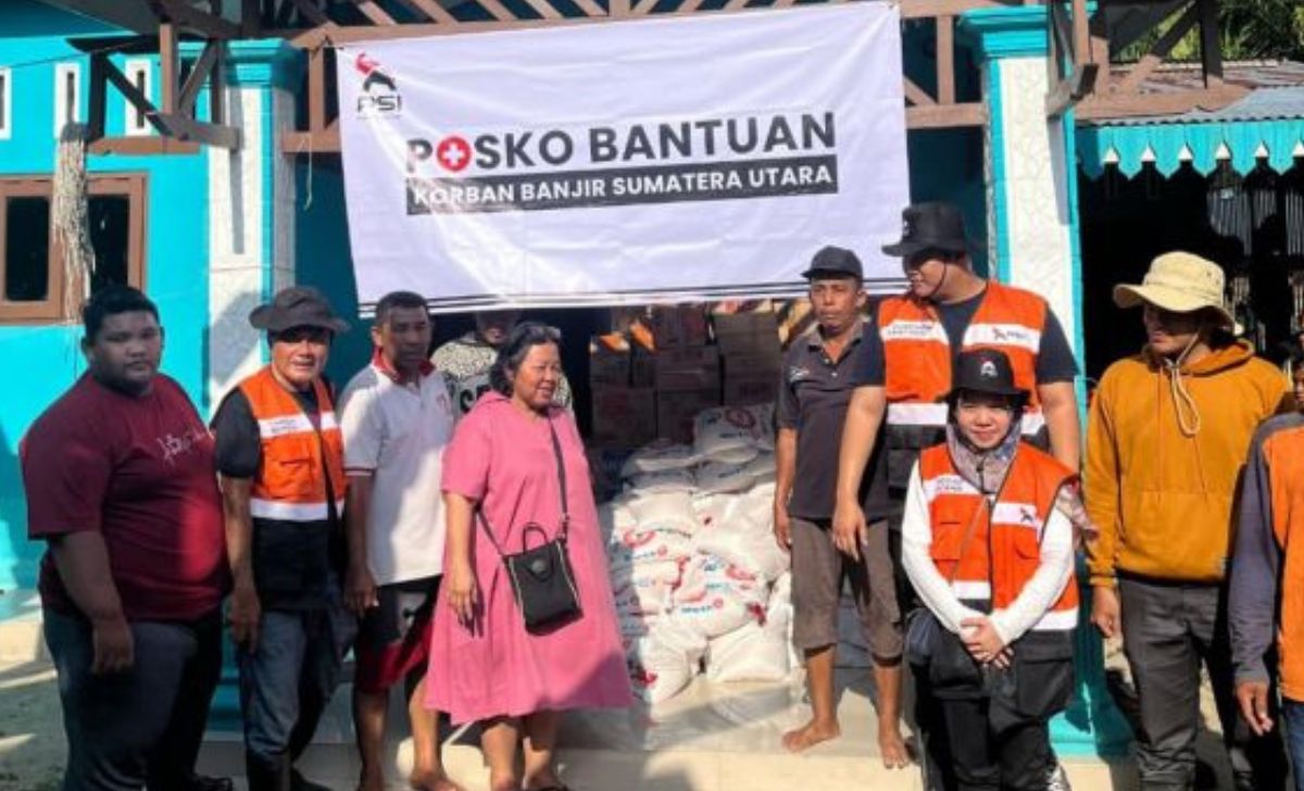 PSI Salurkan Bantuan untuk Warga Terdampak Banjir di Langkat