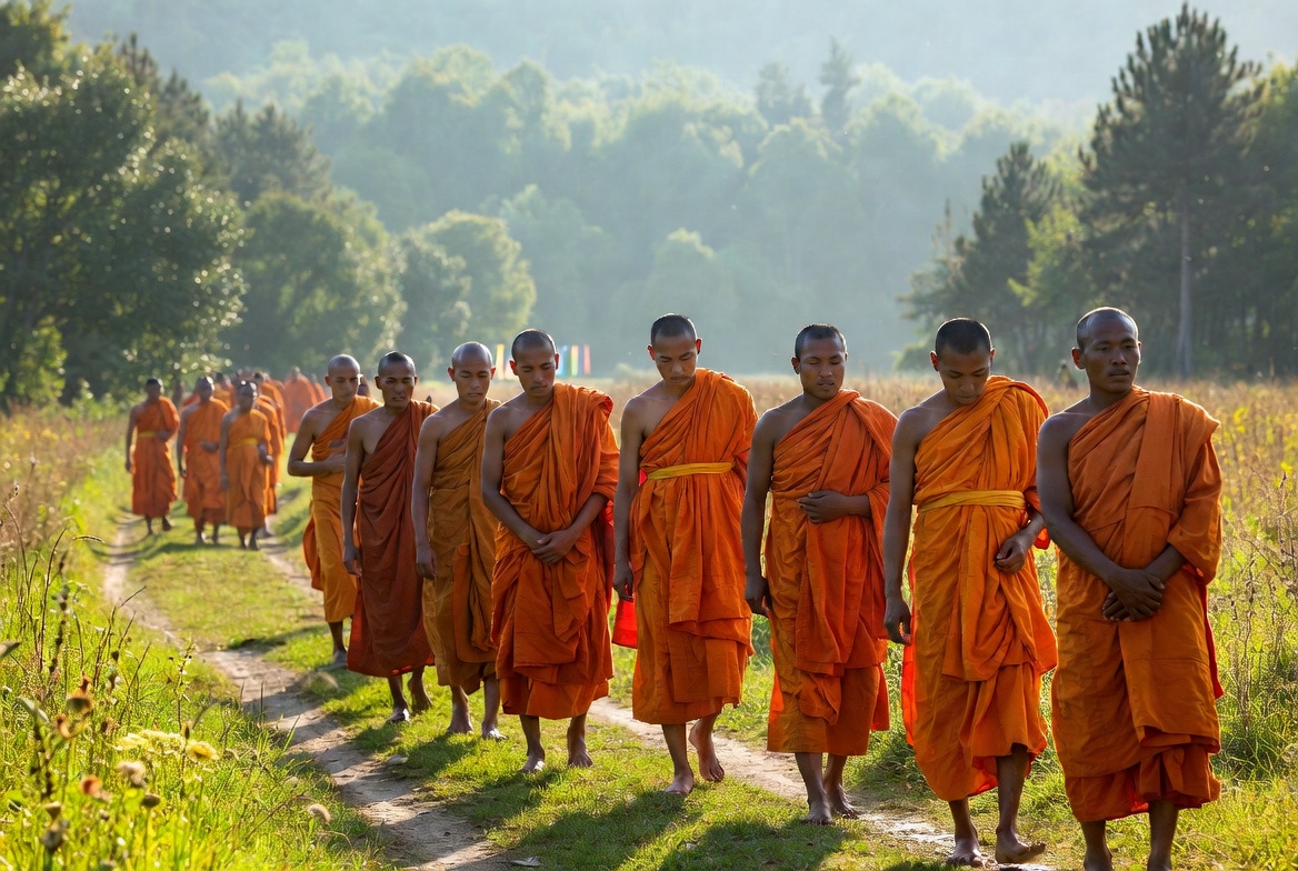 Mengenal Biksu Thudong beserta Tradisi Perjalanan Spiritual Mereka